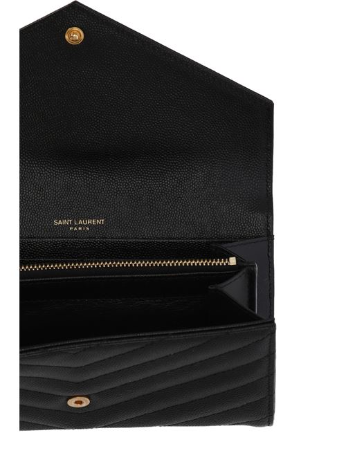 Cassandra matelassé large flap wallet Saint Laurent | 372264BOW011000